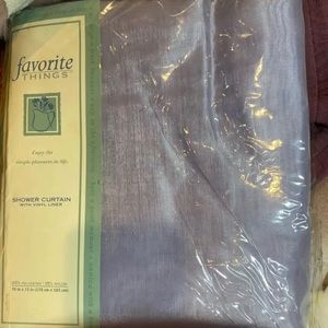 Shower Curtin with Liner